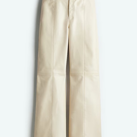 H&M Pants - H&M Cream Wide Leg Pants